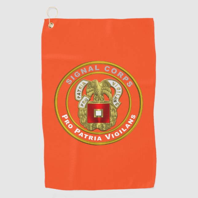 Toalla De Golf Cuerpo de Señales (Anverso)