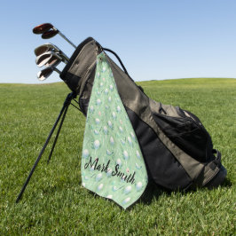 Toalla De Golf Cumpleaños de Golfer y vacaciones de Pascua