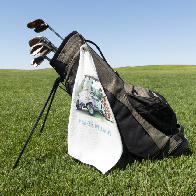 Toalla De Golf Cumpleaños de los Adultos Golf (Verde)