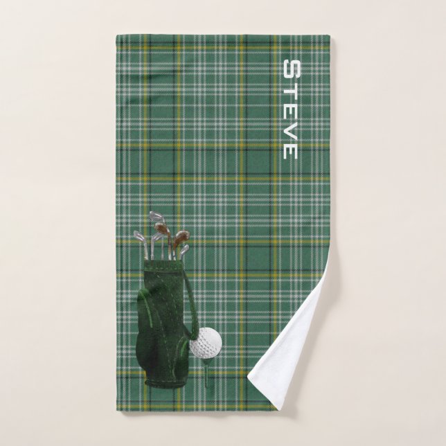 Toalla de golf Currie Plaid (Toalla de mano)