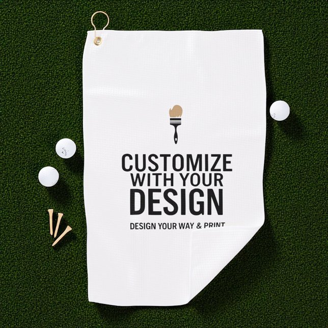 Toalla De Golf Custom Minimalist Personalized Company Branded  (Subido por el creador)