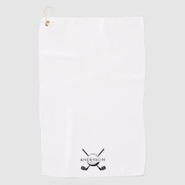 Toalla De Golf Customizable Golf Towel Featuring Name and Logo