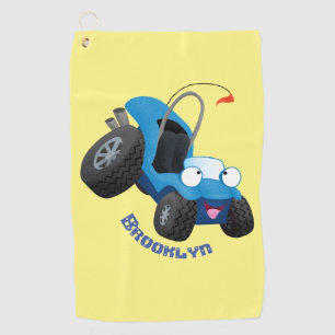 Toalla De Golf Cute dune buggy off road vehicle cartoon