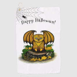 Toalla De Golf Cute Halloween Bat