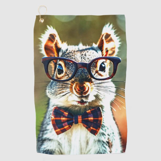 Toalla De Golf Cute Squirrel (Anverso)