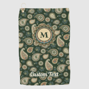 Toalla de golf Cypress Paisley Pattern