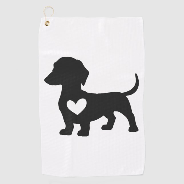 Toalla De Golf Dachshund       (Anverso)