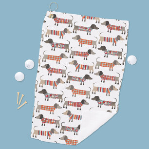 Toalla De Golf Dachshund Sausage Dog