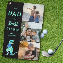 Toalla De Golf Dad is the Best Tee Rex 3 Photo Funny 
