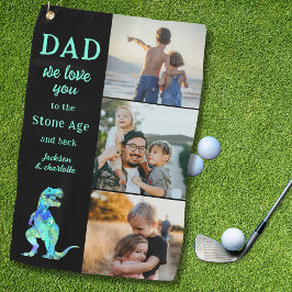 Toalla De Golf Dad We Love You 3 Photo Collage Funny 