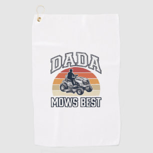 Toalla De Golf Dada Mows Best Camiseta de Cortacésped Vintage Dis