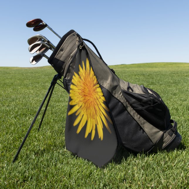 Toalla De Golf Dandelion Flower gtcna (Verde)