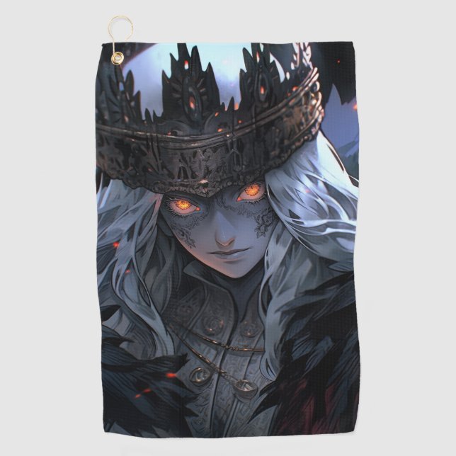 Toalla De Golf Dark Gothic Fantasy Anime (Anverso)