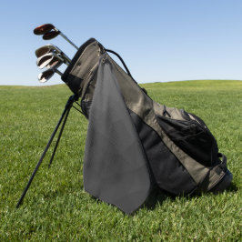 Toalla De Golf Dark gray gradient geometric mesh pattern