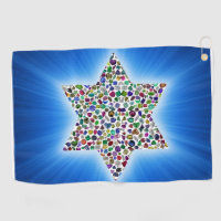 David Star made with Gemstones in All Colors