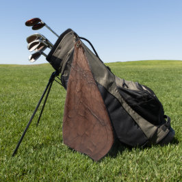 Toalla De Golf De aspecto de cuero