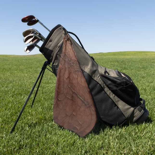 Toalla De Golf De aspecto de cuero (Verde)