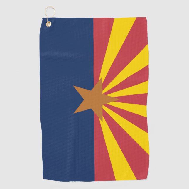 Toalla de golf de bandera de Arizona (Anverso)