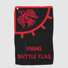 Toalla de golf de bandera de combate Viking