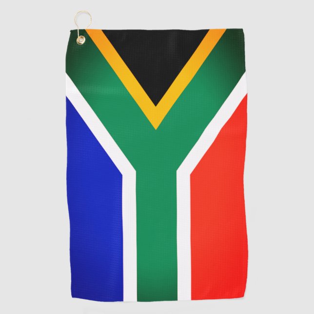 Toalla de golf de Bandera Sudafricana (Anverso)