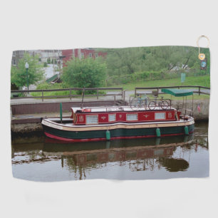 toalla de golf de barco del canal de Erie