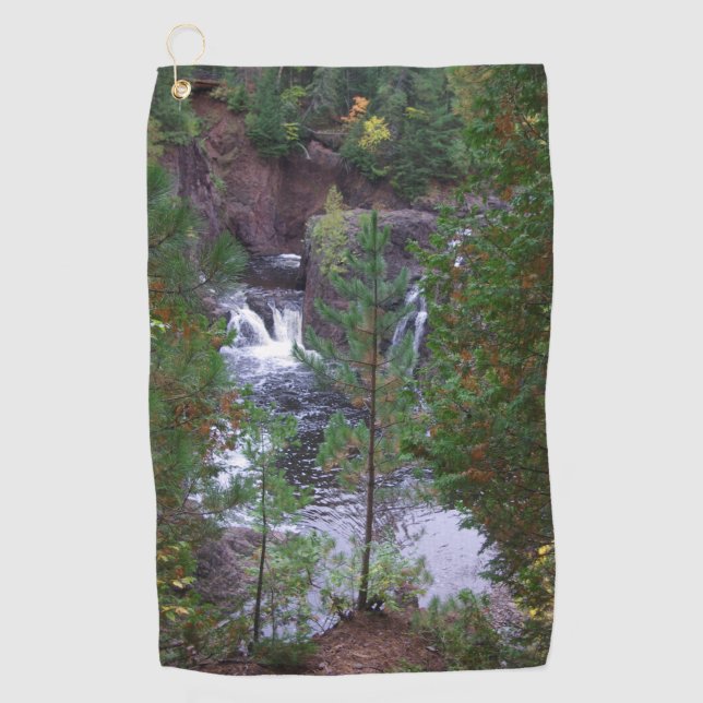 Toalla de golf de Copper Falls (Anverso)