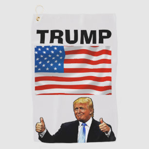 TOALLA DE GOLF DE DONALD TRUMP PATRIÓTICA
