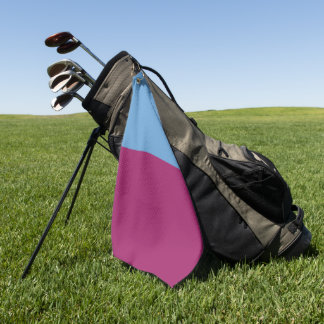 Toalla de golf de dos colores