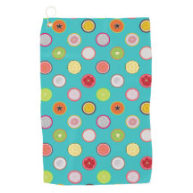 Toalla de golf de frutas tropicales