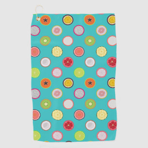 Toalla de golf de frutas tropicales