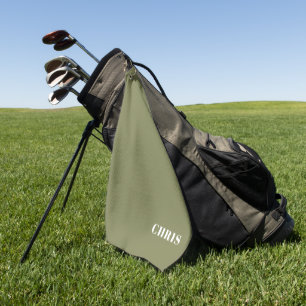 Toalla de golf de Iguana personalizada