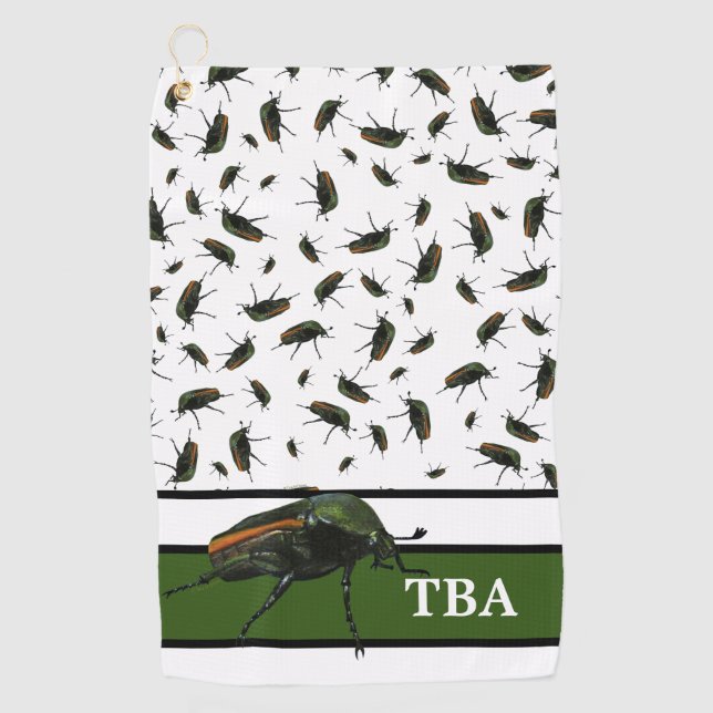 Toalla de golf de insectos (Anverso)