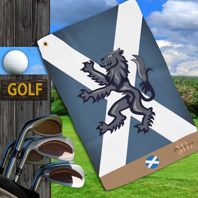 Toalla de golf de la bandera de Escocia Patriótica (Subido por el creador)