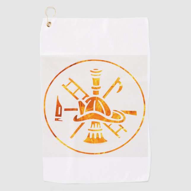 Toalla de golf de los bomberos (Anverso)