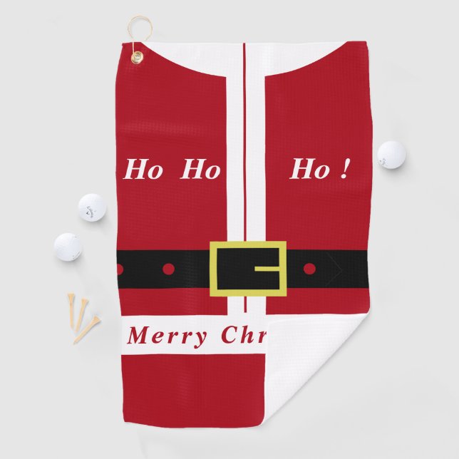 Toalla de golf de Navidad regalo Papá Noel (In situ)