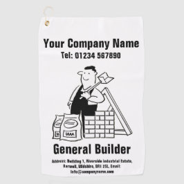 Toalla de golf de promoción de constructor general