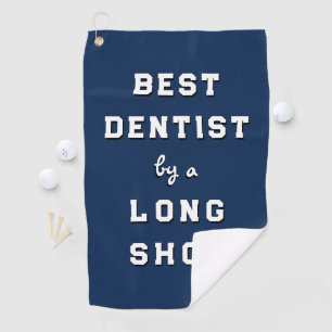 Toalla de golf de regalo para el mejor dentista
