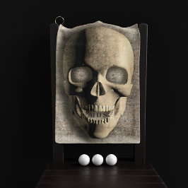 Toalla de golf de Skeleton Skull