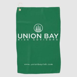 Toalla de golf de Union Bay Risk Advisors - Verde