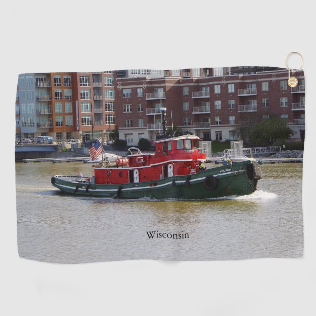 Toalla de golf de Wisconsin (Horizontal)