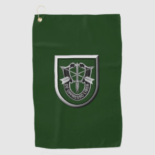 Toalla De Golf Décimo Grupo de Fuerzas Especiales Insignia