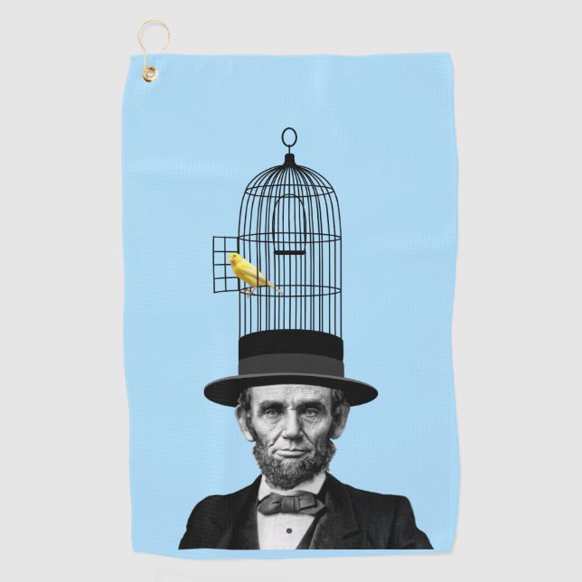 Toalla De Golf Declaración de Moda Presidencial de Abraham Lincol (Anverso)