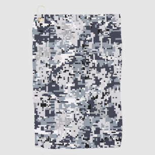 Toalla De Golf Decoración de camuflaje digital al estilo urbano