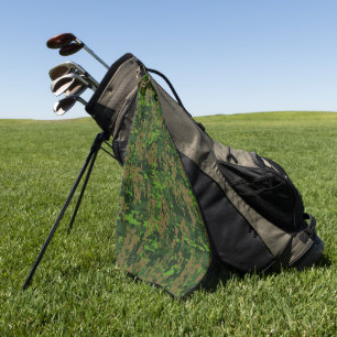 Toalla De Golf Decoración del patrón de camuflaje digital estilo 