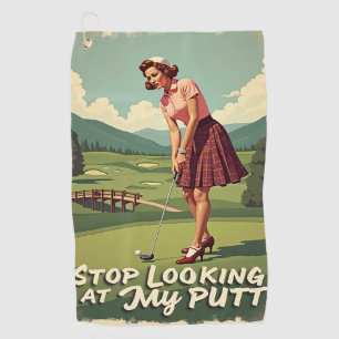 Toalla De Golf Dejar de mirar mi trasero