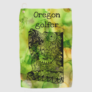 Toalla de golf del estado de Oregon