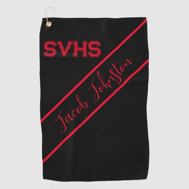 Toalla de golf del jugador de secundaria (Anverso)