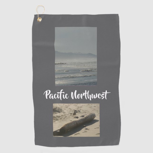 Toalla de golf del Pacífico Noroeste (Anverso)