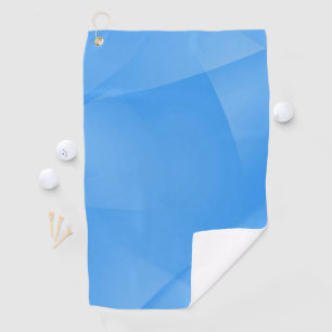 Toalla De Golf Delicados pliegues azules