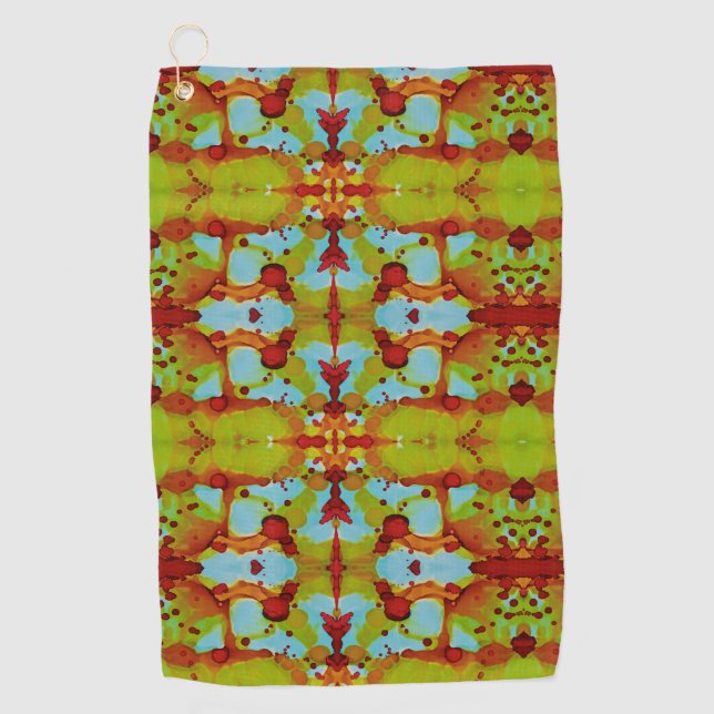 Toalla De Golf Derrame de atardecer (Anverso)